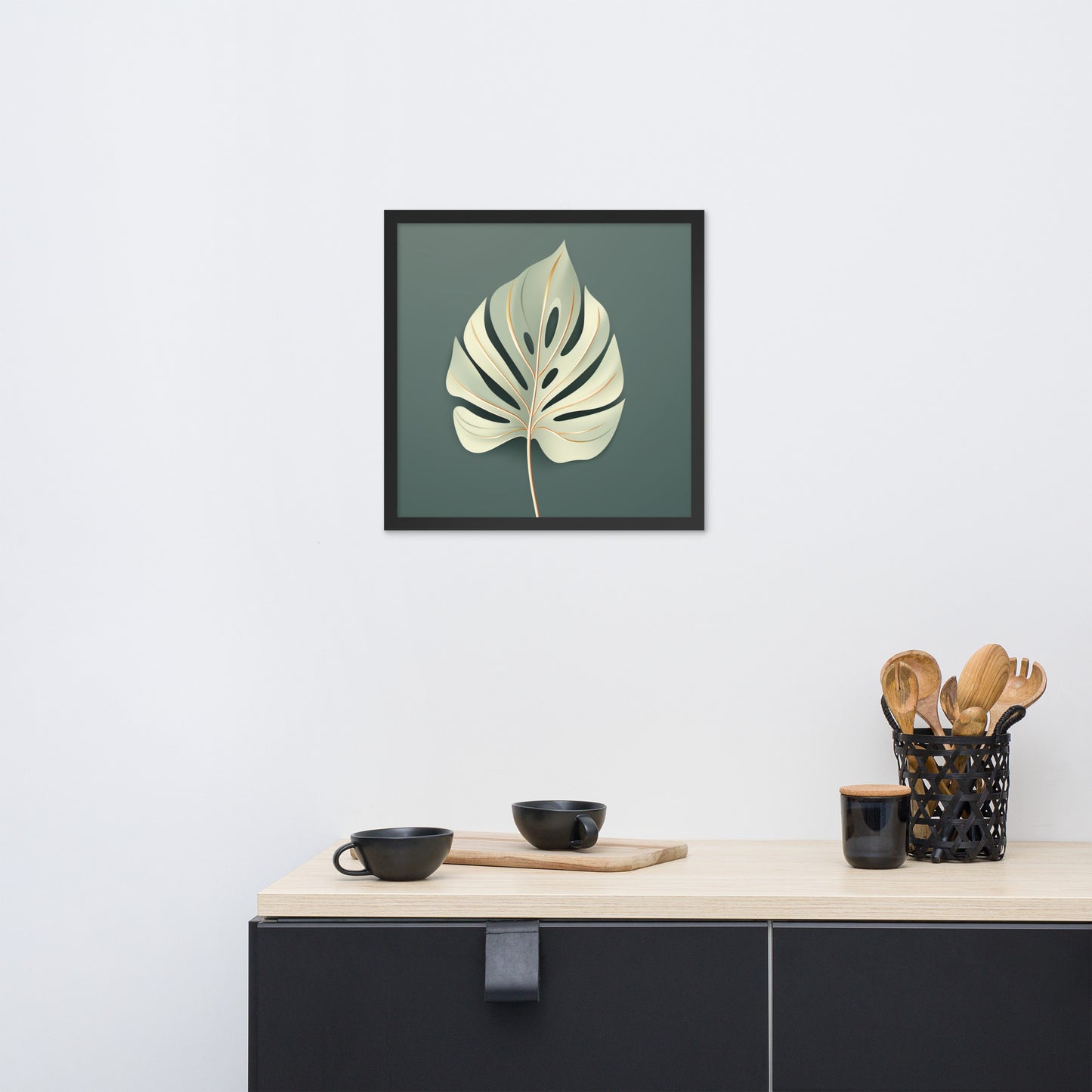 Framed poster