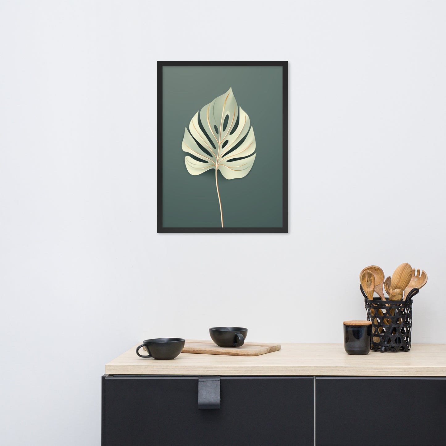 Framed poster