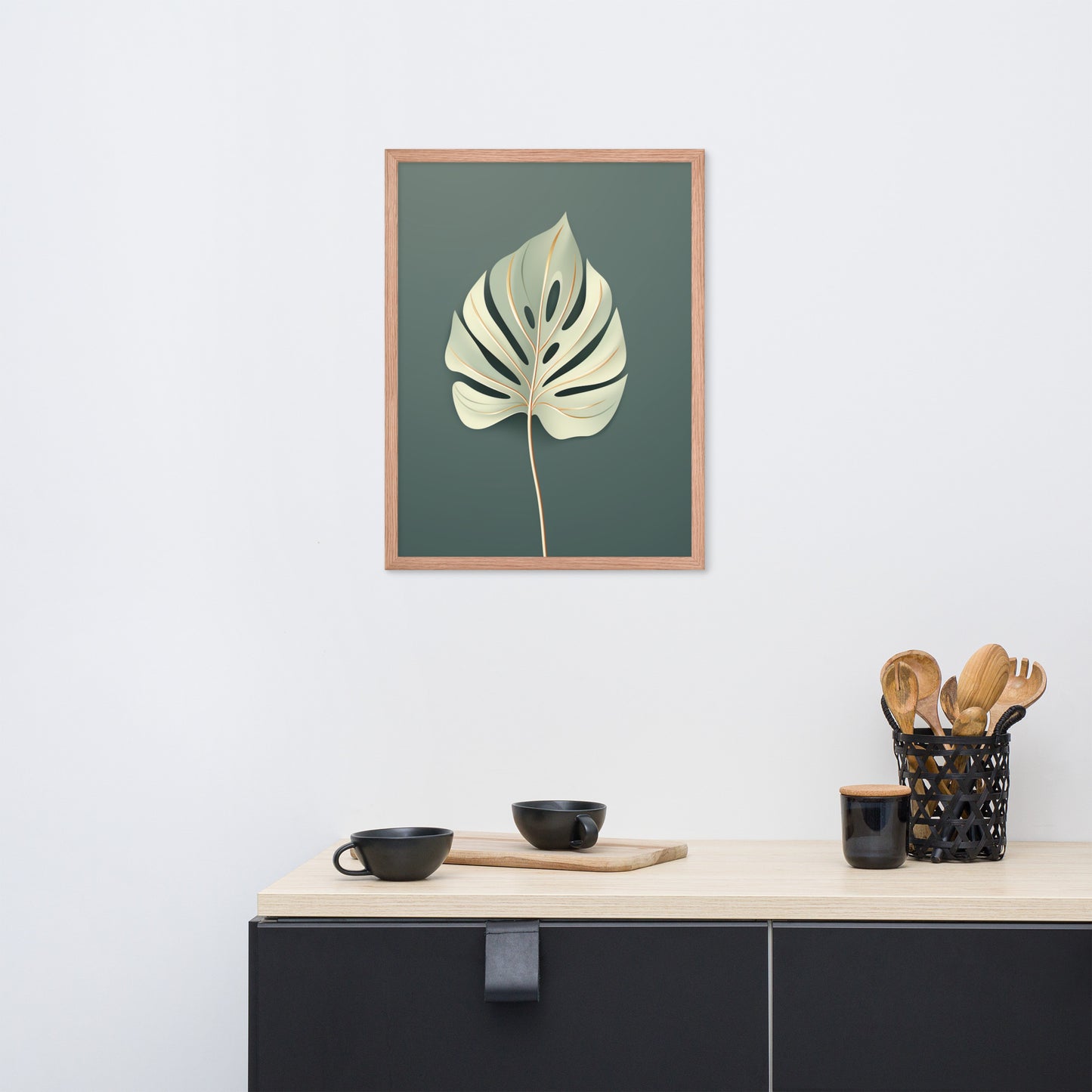 Framed poster
