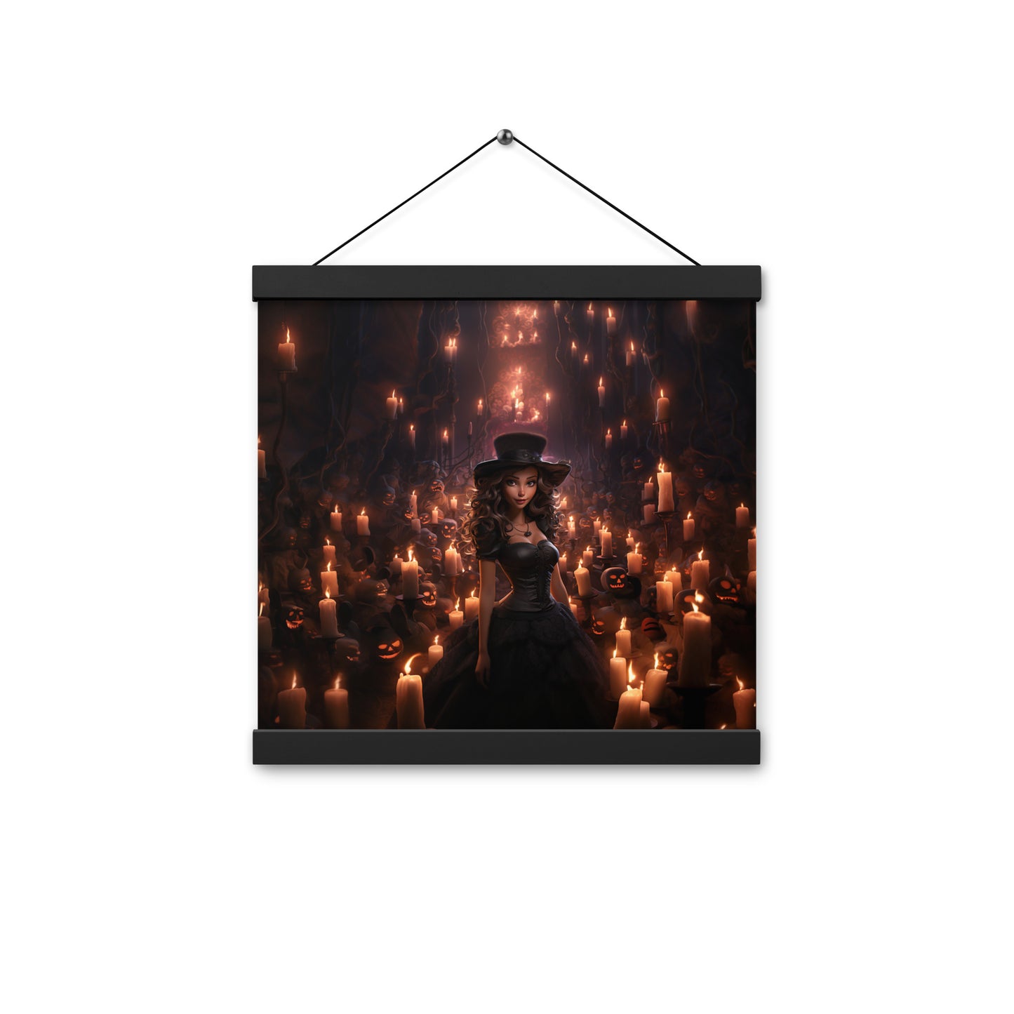 Poster with hangers