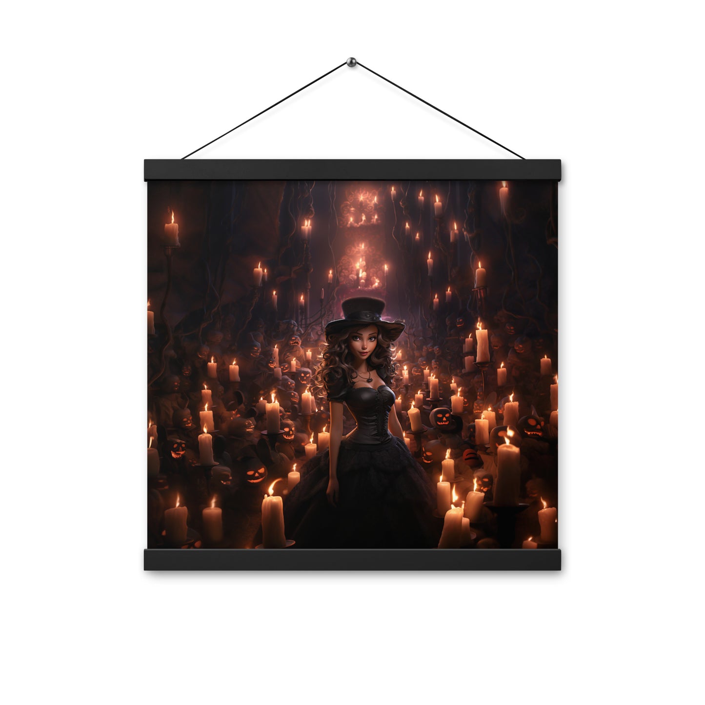 Poster with hangers